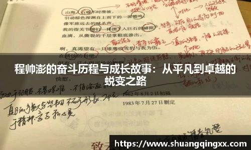 程帅澎的奋斗历程与成长故事：从平凡到卓越的蜕变之路